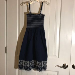 Advance Apparel Free size Navy Sundress